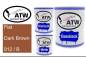 Preview: Fiat, Dark Brown, 912 / B: 1L Lackdose + 1L Klarlack + 500ml Härter - Set, von ATW Autoteile West.